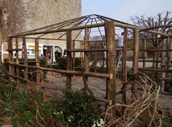 Pergola à l'ancienne